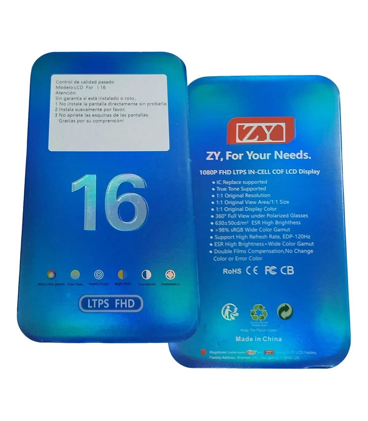 Modulo Display Pantalla Tactil Para iPhone 16 Zy Fhd Incel