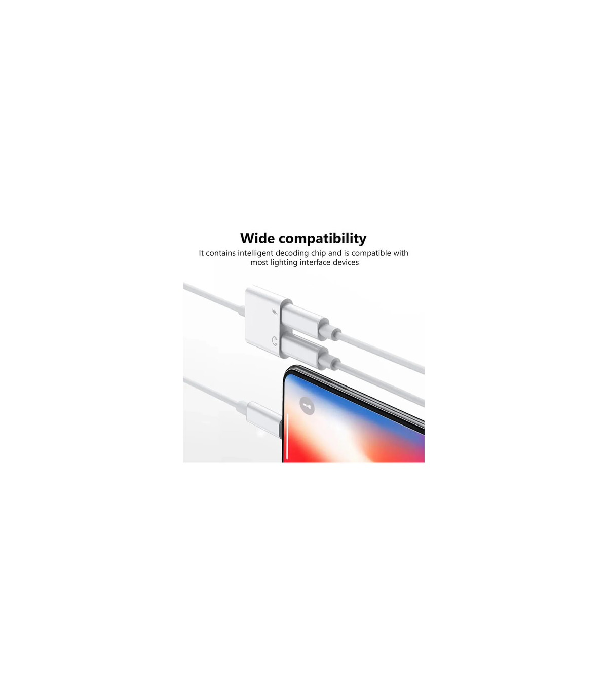 Adaptador Usb C 2 En 1 Audio + Carga Para iPhone 15 16 Pro M