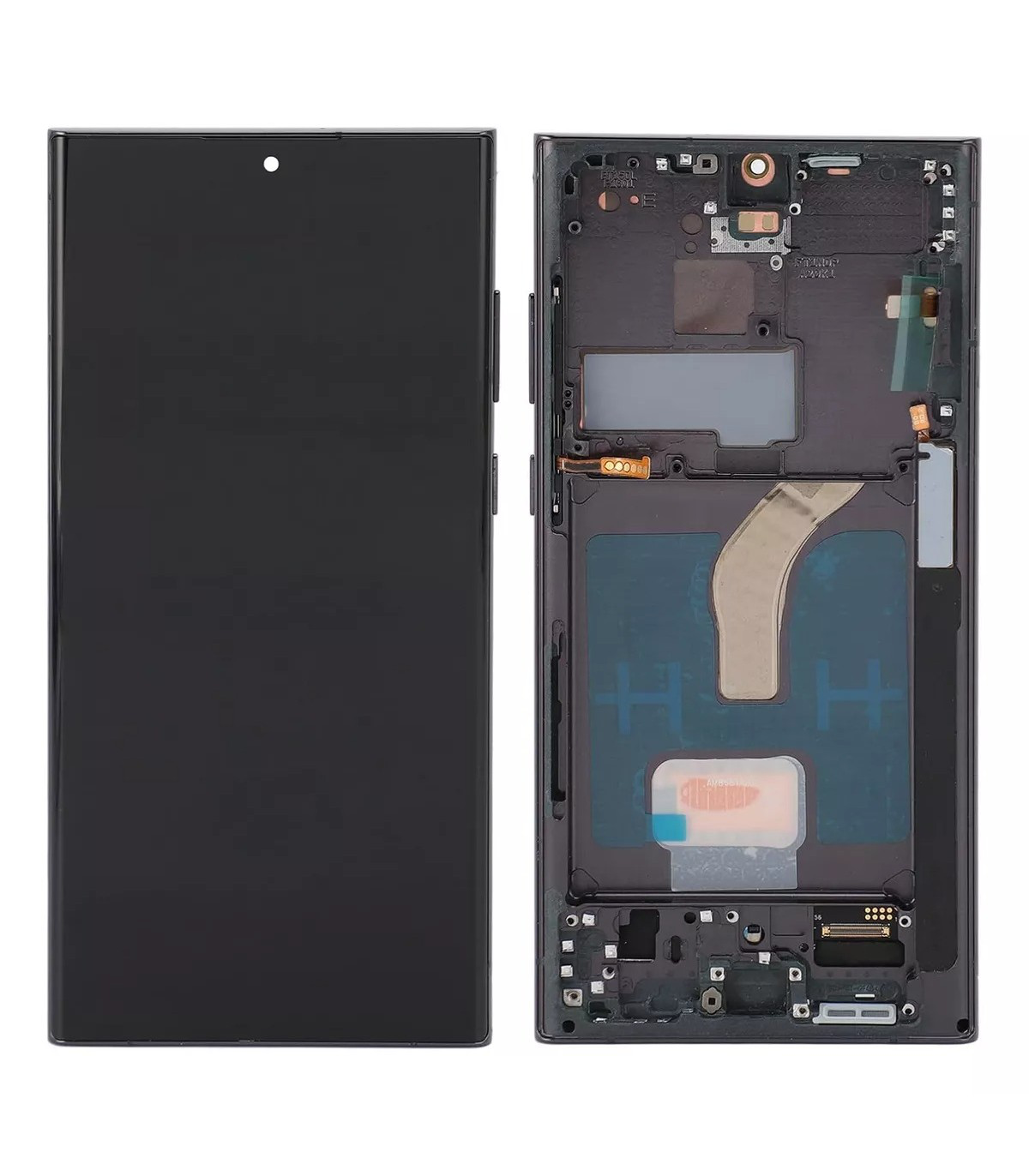 Modulo Samsung S22 Ultra S908 con Marco Sin Huella INCELL Android 14
